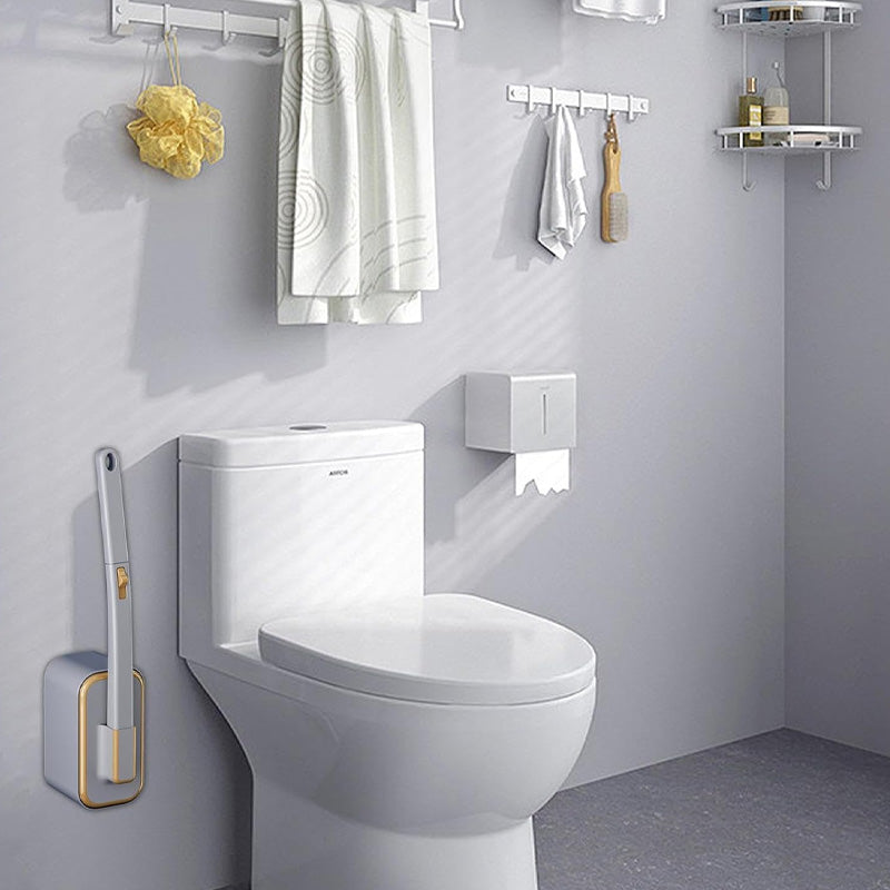 BowLift | Wall-Mounted Toilet Brush Set