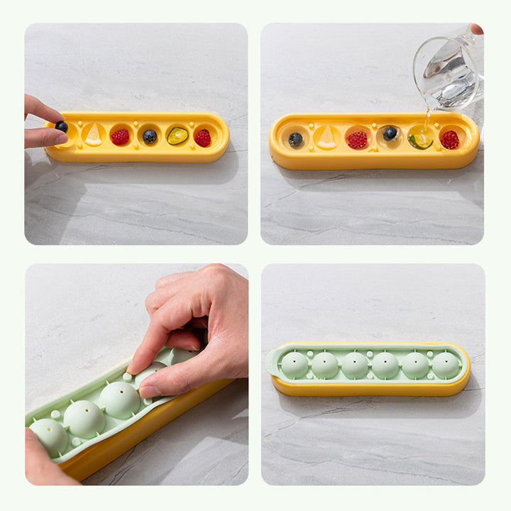 6 Balls Silicone Ice Mold | Bowlift