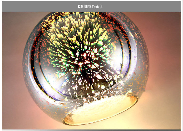 Fireworks Sphere – Silver – Without Light - Dia 30cm