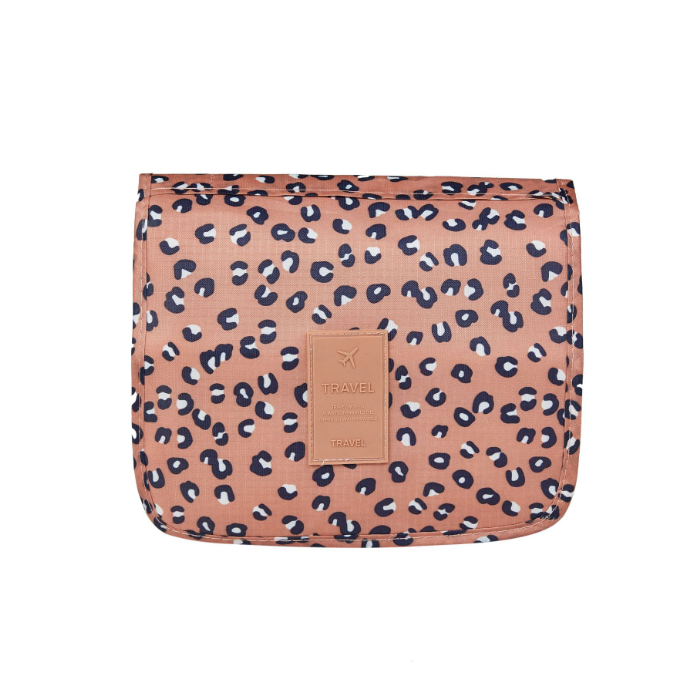Water-Resistant Hanging Toiletry Bag with Organized Storage for Travel