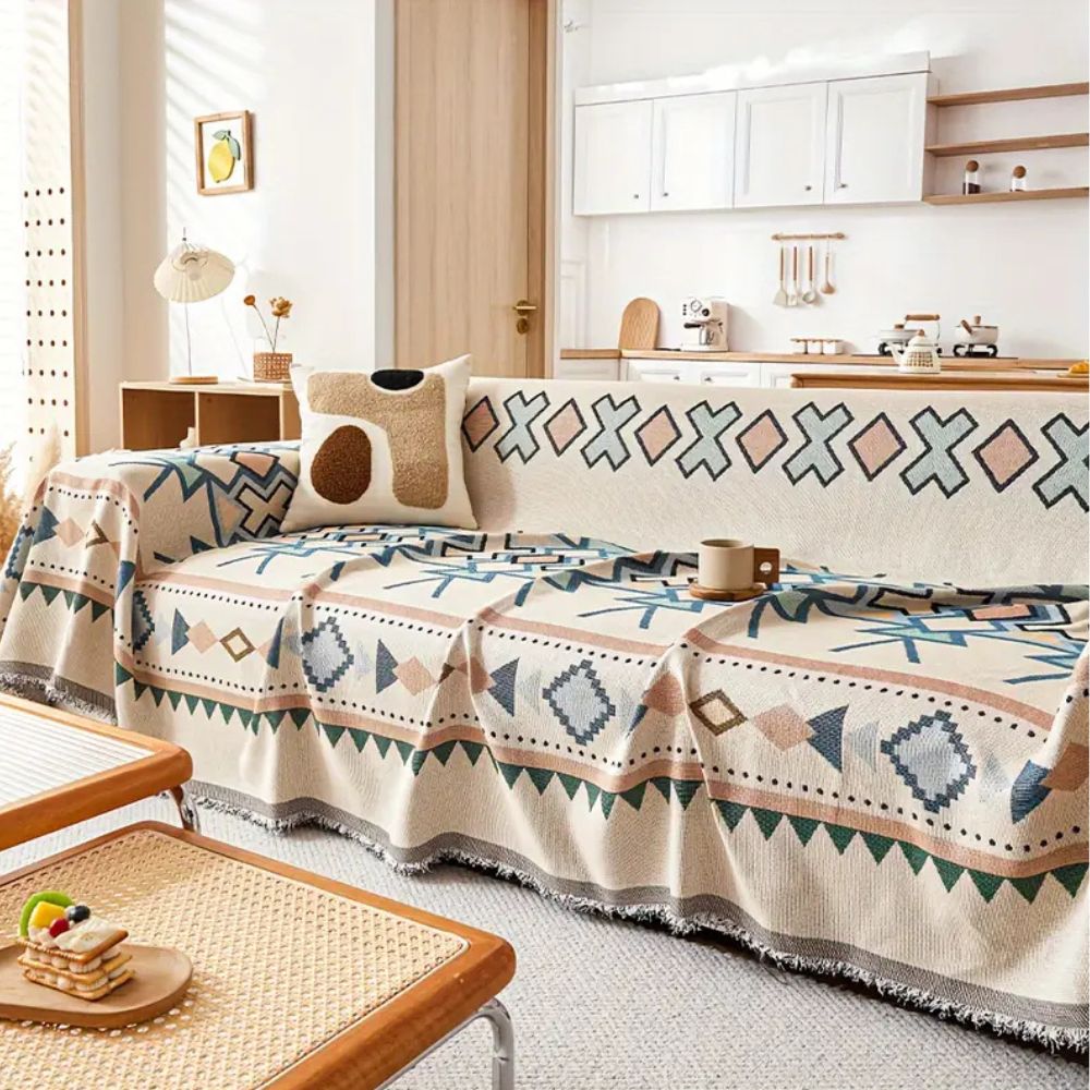 BowLift | Tribal Weave Sofa Cover