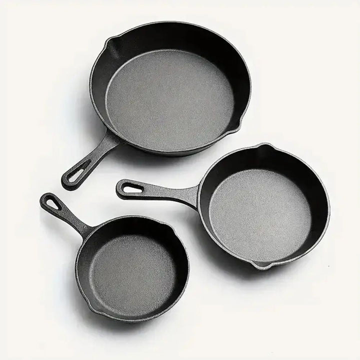 BowLift | Black Cast Iron Frying Pan