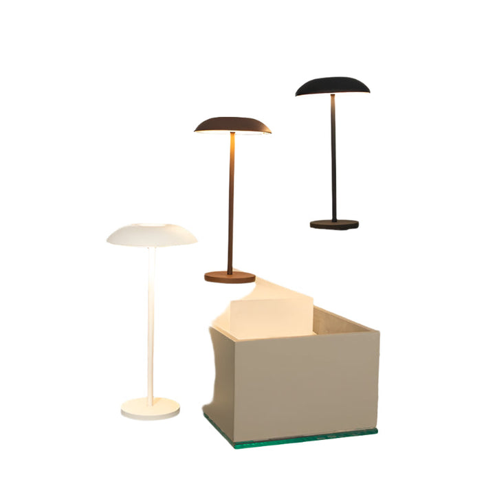 BowLift | Orbella cordless LED table lamp with touch control – Elegant round modern design