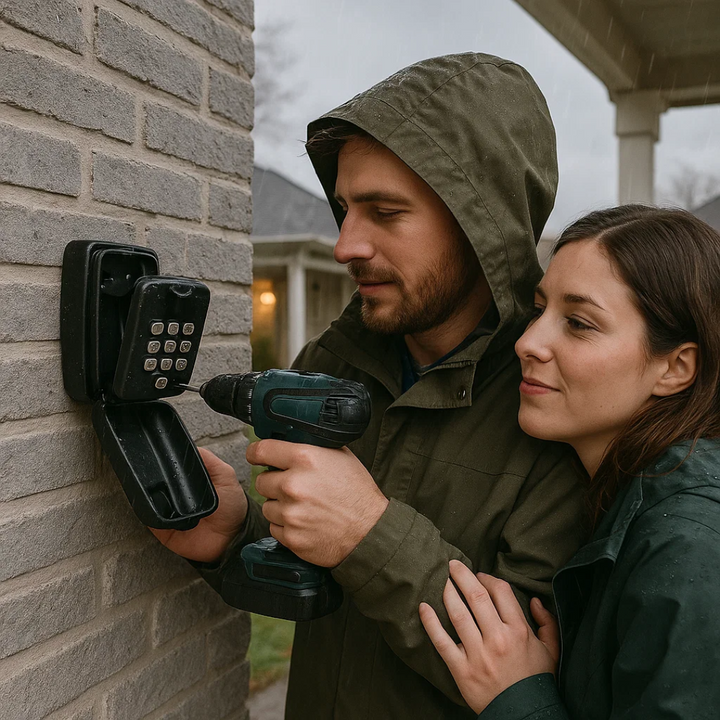 BowLift | KeyGuard Outdoor Safe – Weatherproof Wall-Mounted Key Box