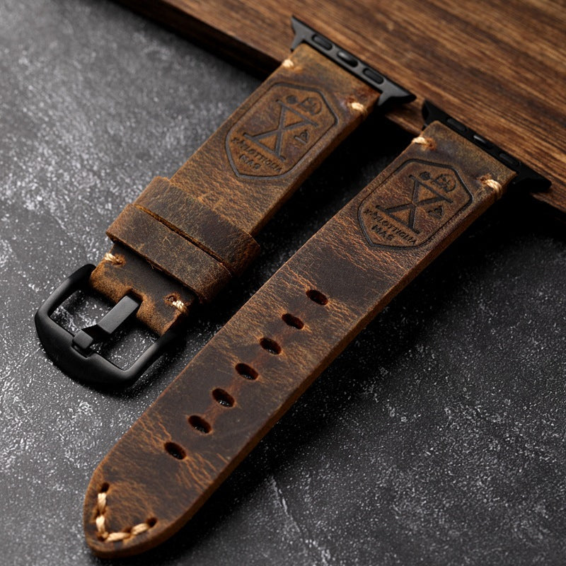 BowLift | Handmade Vintage Leather Apple Watch Band