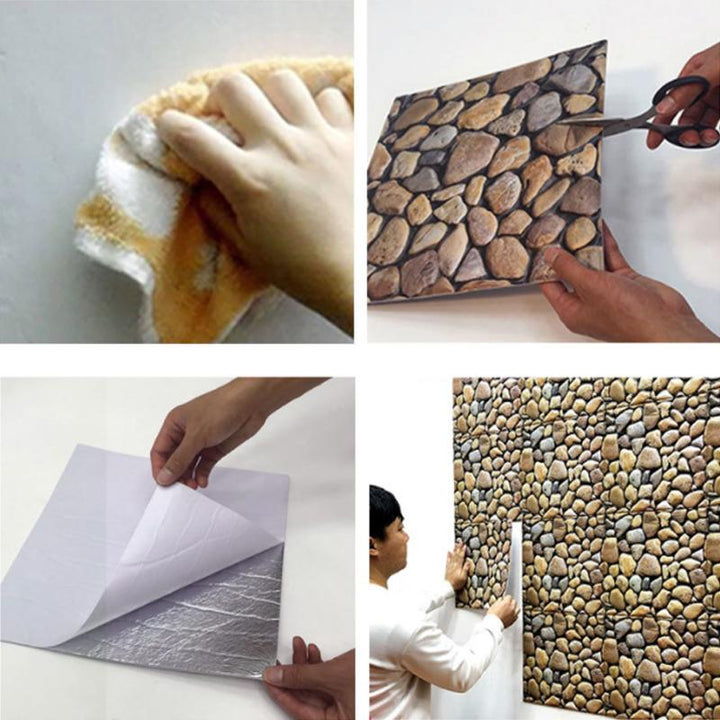 3D Peel and Stick Wall Sticker Set | Bowlift