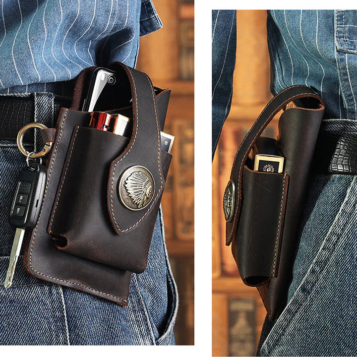 BowLift | Multifunctional Leather Mobile Phone Bag