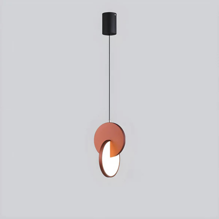 Round Scandinavian LED Pendant Lamp with Warm White Light for 10–15 m²