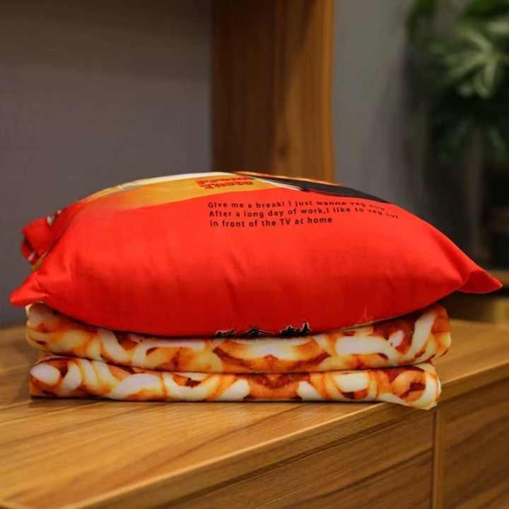 BowLift | Comfort Food Noodle Snuggle Throw Blanket