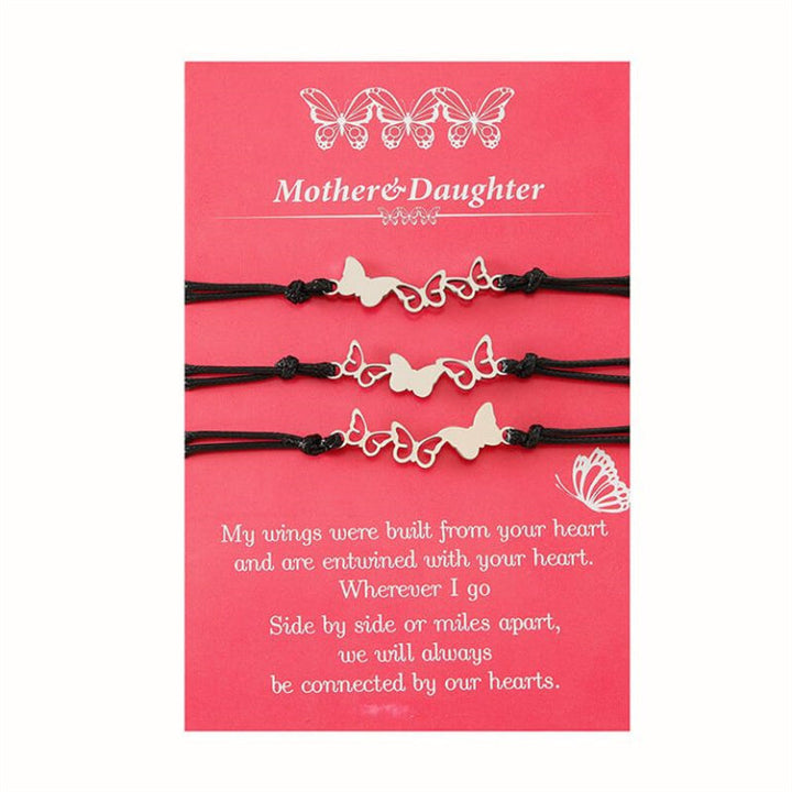 BowLift | Mother & Daughter Butterfly Bracelets
