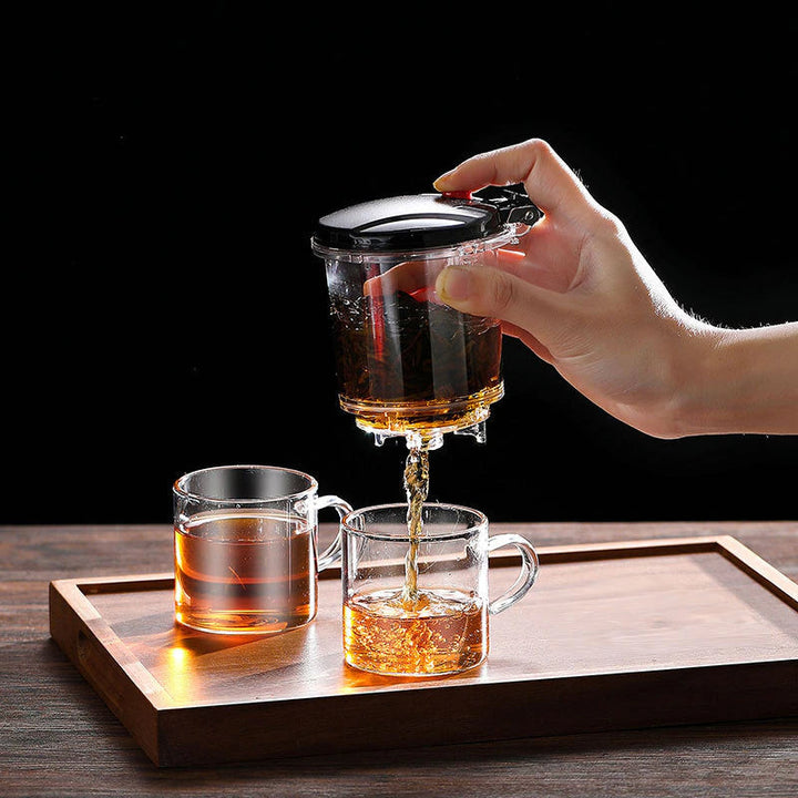 BowLift | TeaTime Heat Resistant Glass Teapot