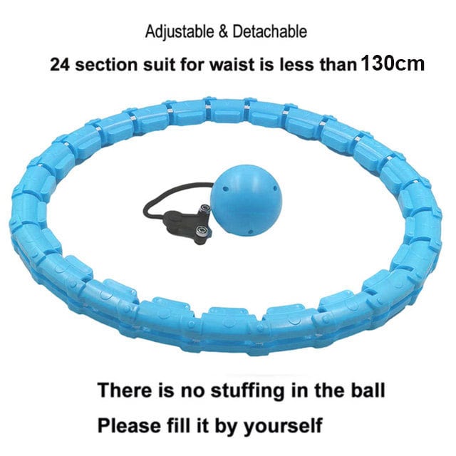 Weighted Fitness Hoop for At-Home Cardio Workouts