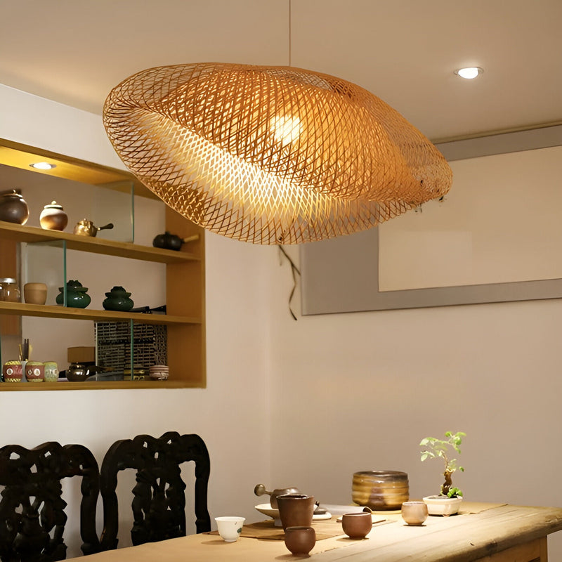 BambooAura - nature-inspired bamboo pendant Bowlift