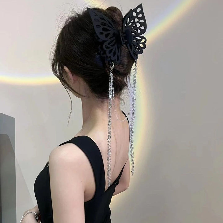 BowLift | Tassel butterfly hair clip