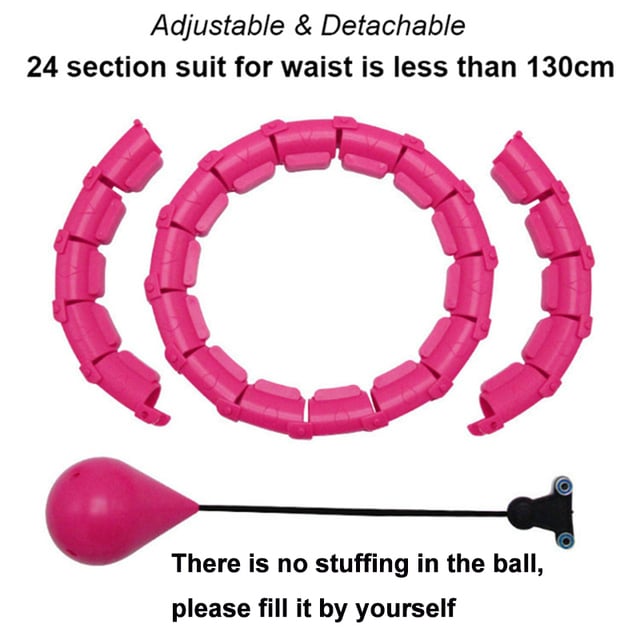 Weighted Fitness Hoop for At-Home Cardio Workouts