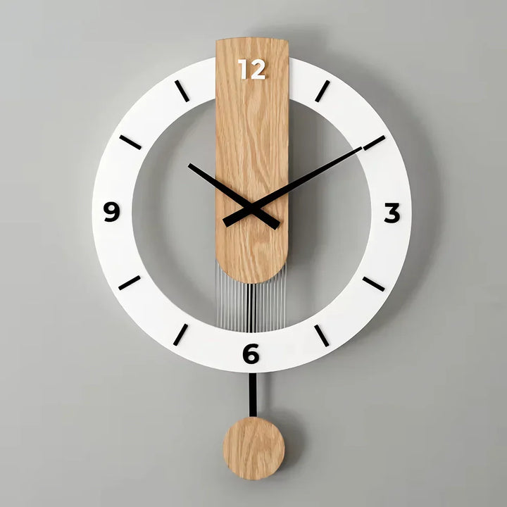 BowLift | Nordic Modern Solid Wood Wall Clock