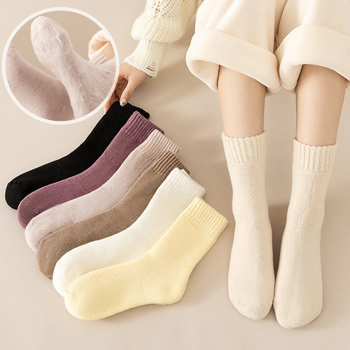 BowLift | Unisex Thermal Socks | Self-Heating Fleece Lining | Moisture-Wicking | 3-Pair Set