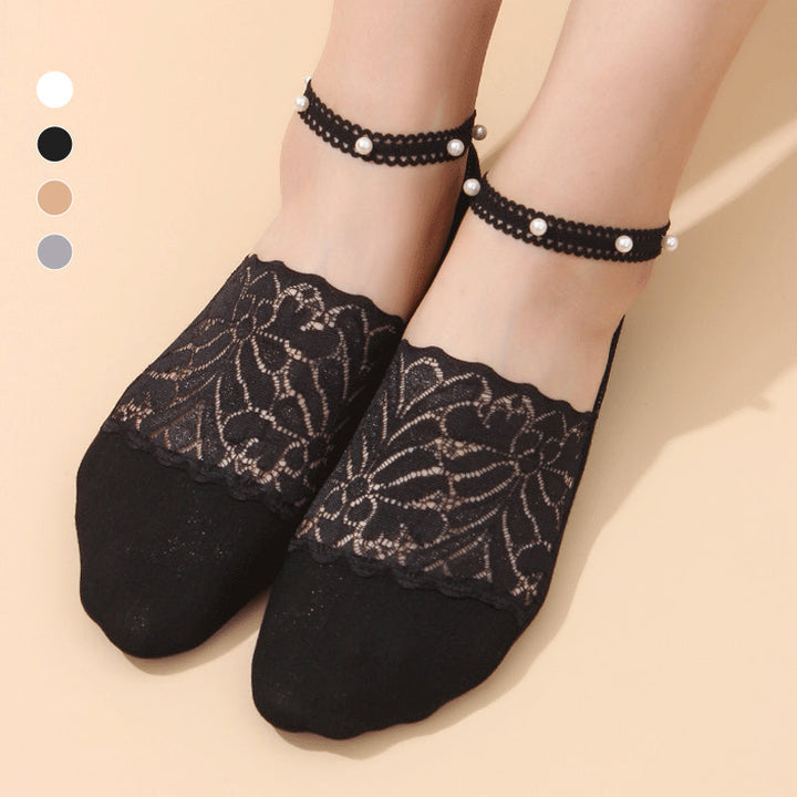 BowLift | Pearl Lace Socks