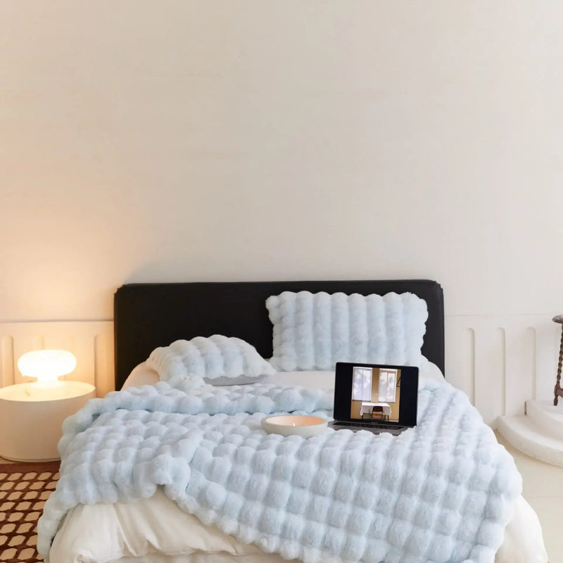 BowLift | SnuggleSoft Plush Blanket | Reversible | Year-round Warmth | Fleece