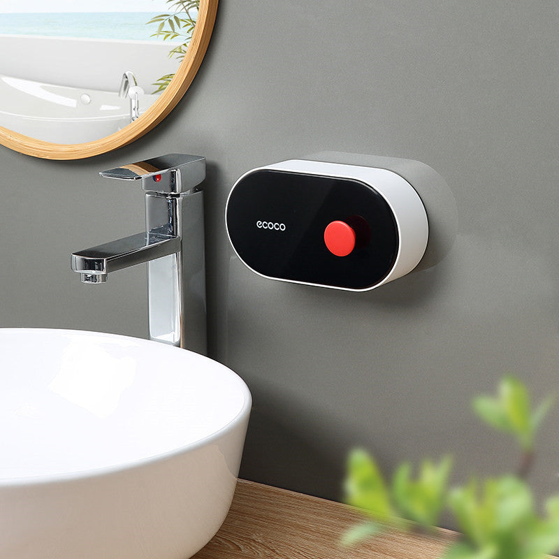 BowLift | Hole-free Wall-Mounted Drainage Flip-Top Soap Box
