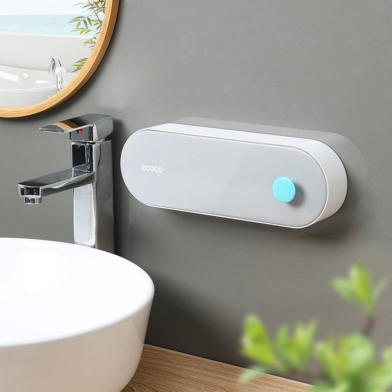 BowLift | Hole-free Wall-Mounted Drainage Flip-Top Soap Box