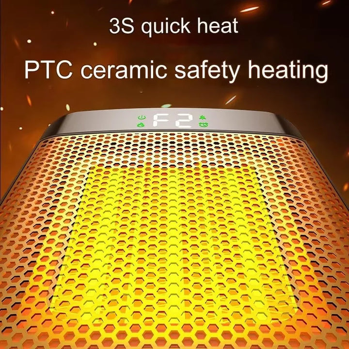BowLift | 1500W Portable Electric Heater PTC Heating Fan Mini Space Heater