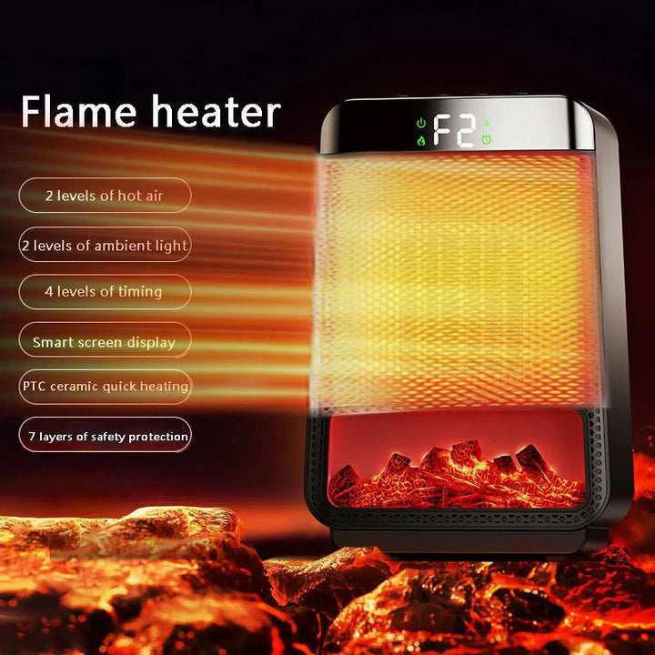 BowLift | 1500W Portable Electric Heater PTC Heating Fan Mini Space Heater