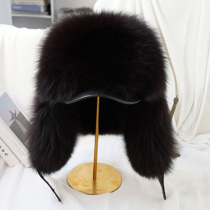 Warm Winter Hat with Thick Fabric and Snug Fit for Outdoor Wear