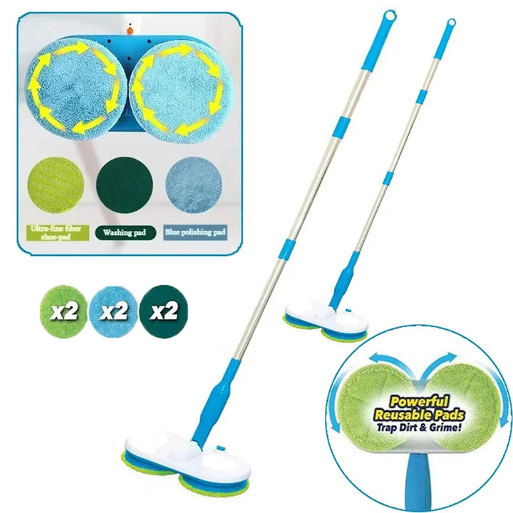 BowLift | Cordless Electric Mopping Mop With Reusable Pads