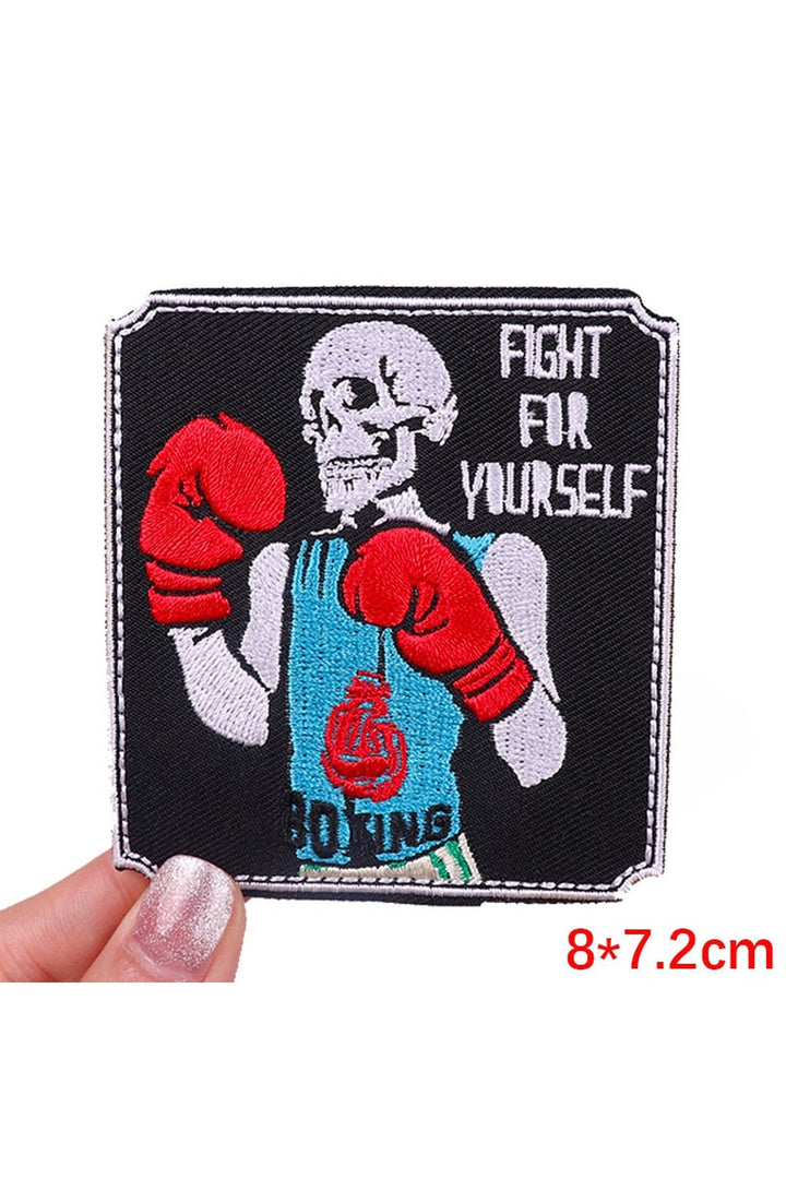 Themed Embroidered Patches | Bowlift