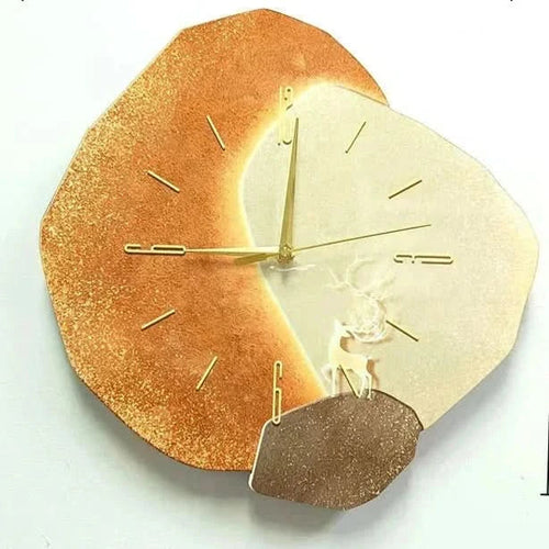 BowLift | Clock - Modern Wall Clock made of Wood