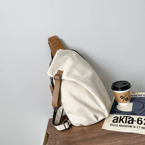 BowLift | Canvas Casual Minimalist Large Capacity Single Shoulder Sling Bag