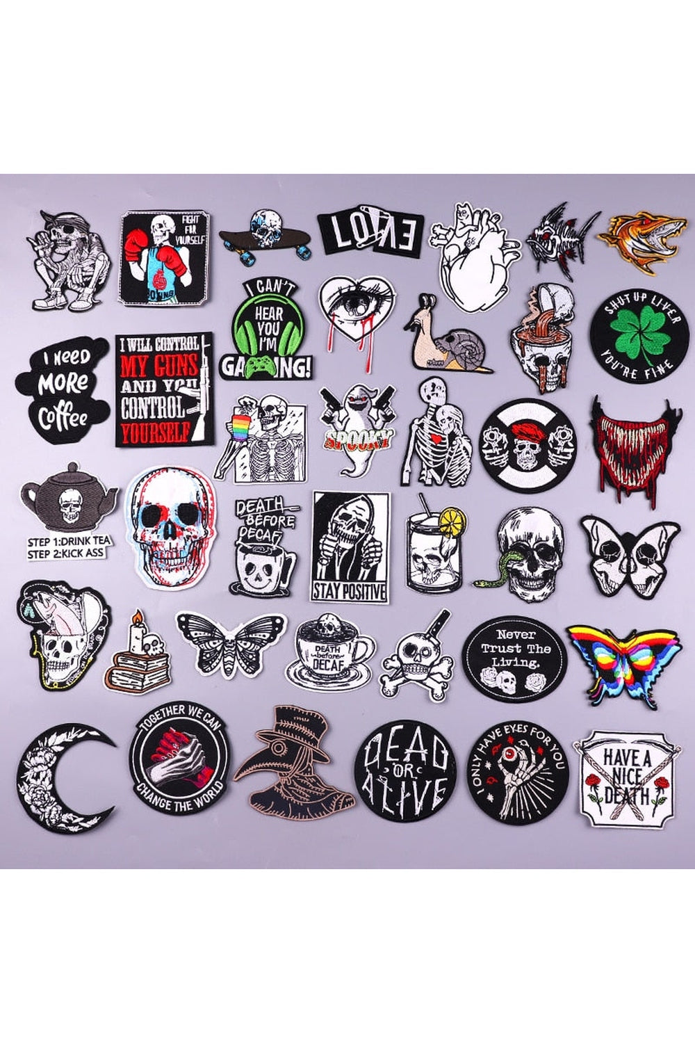 Themed Embroidered Patches | Bowlift