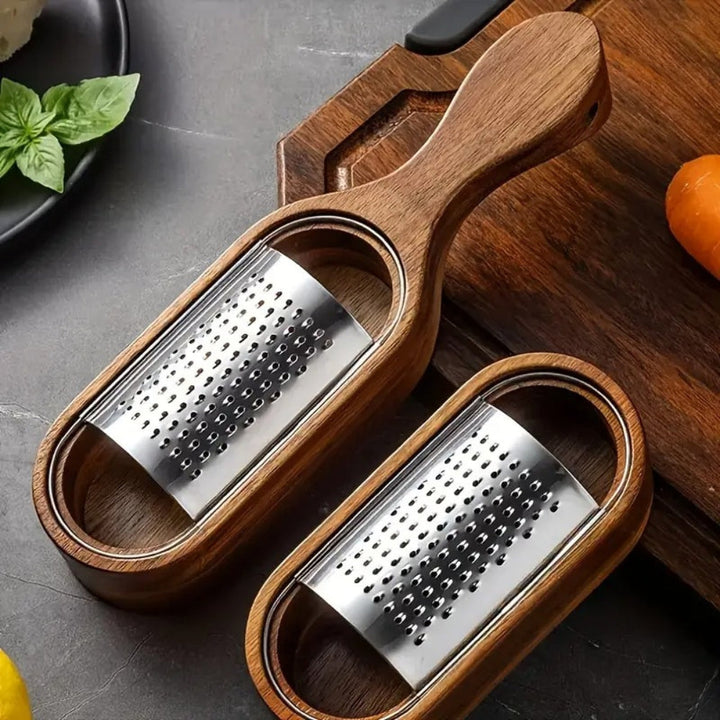 BowLift | Wood Grip Cheese Grater