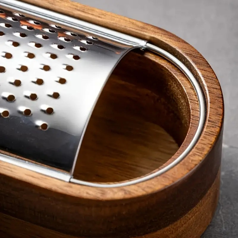 BowLift | Wood Grip Cheese Grater