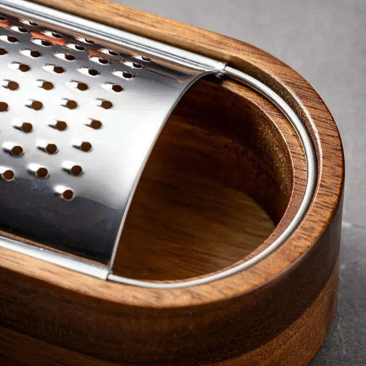 BowLift | Wood Grip Cheese Grater