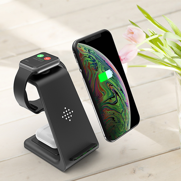 BowLift | 3-in-1 Wireless Charger for Smartphone, Smartwatch and Earbuds