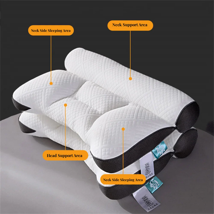 BowLift | Anti-Traction Zoned Knitted Neck Support Pillow