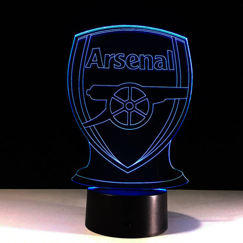 BowLift | Football Arsenal 3D Optical Illusion Lamp