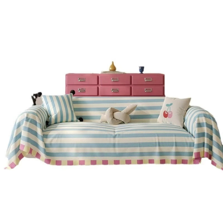 BowLift | Atelier Pastel Striped Sofa Cover