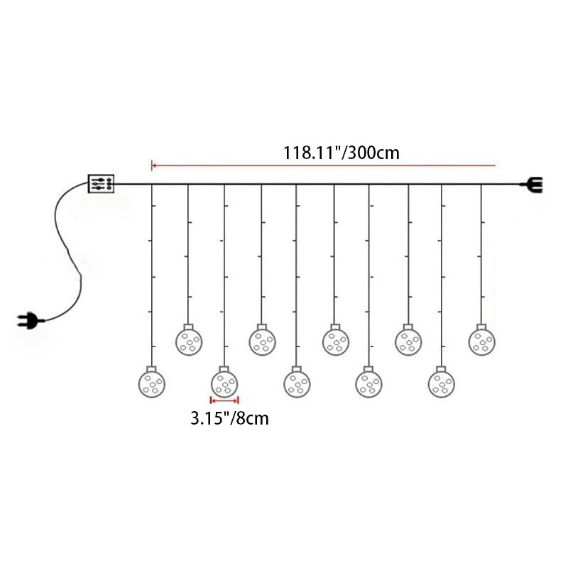 BowLift | Contemporary Creative Christmas Tree Snowman LED Decoration String Lights For Living Room