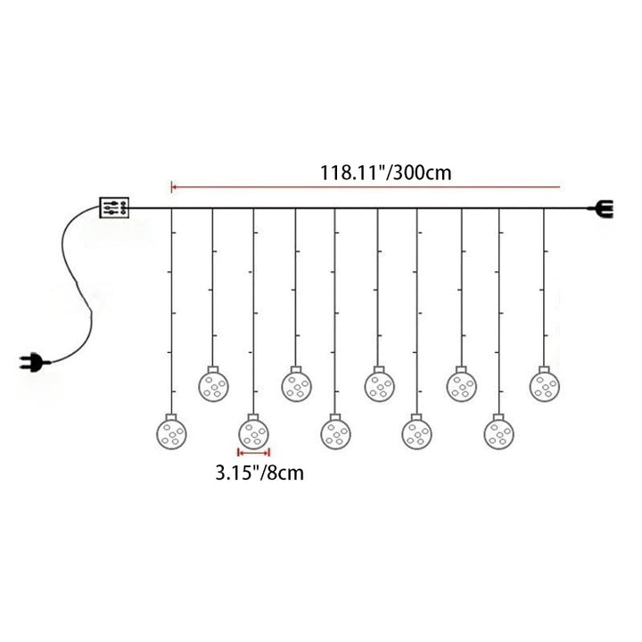 BowLift | Contemporary Creative Christmas Tree Snowman LED Decoration String Lights For Living Room