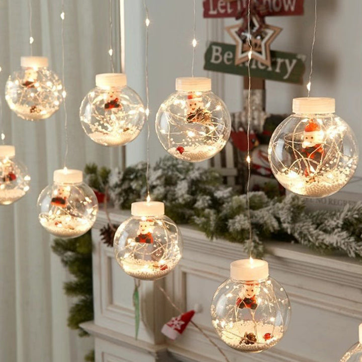 BowLift | Contemporary Creative Christmas Tree Snowman LED Decoration String Lights For Living Room