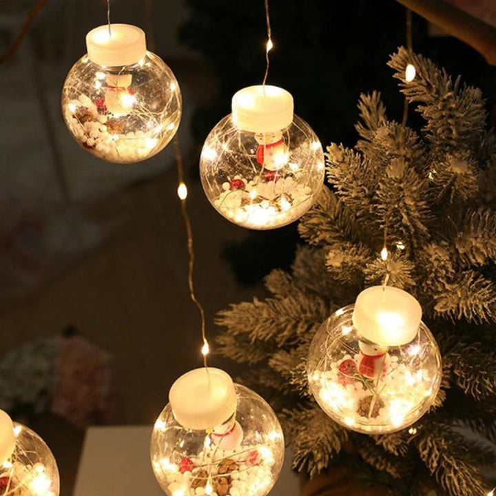 BowLift | Contemporary Creative Christmas Tree Snowman LED Decoration String Lights For Living Room