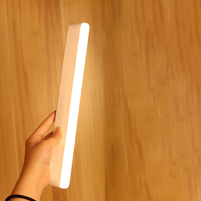 BowLift | Modern Minimalist Rechargeable Magnetic Suction Cup Plastic Strip Rectangular LED Wall Light Night Light For Studying