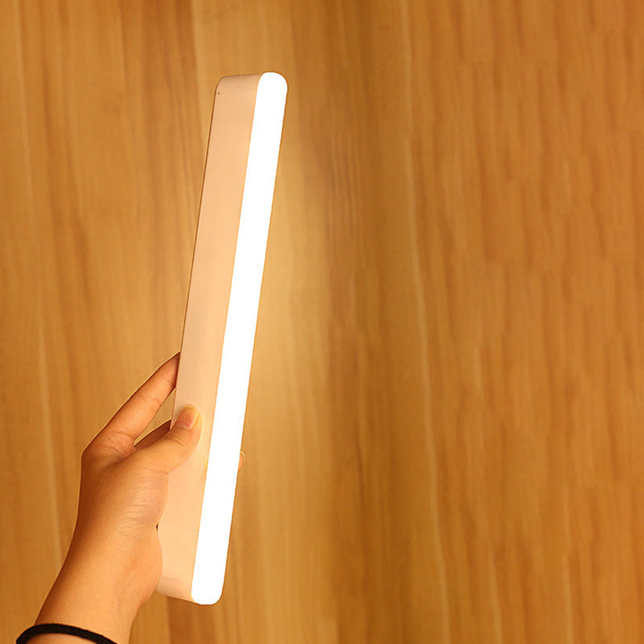 BowLift | Modern Minimalist Rechargeable Magnetic Suction Cup Plastic Strip Rectangular LED Wall Light Night Light For Studying