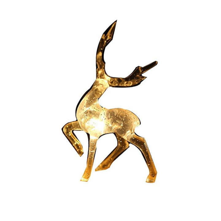 BowLift | Contemporary Creative Solar Battery Waterproof Deer Plastic Decorative LED String Light Outdoor Light For Garden