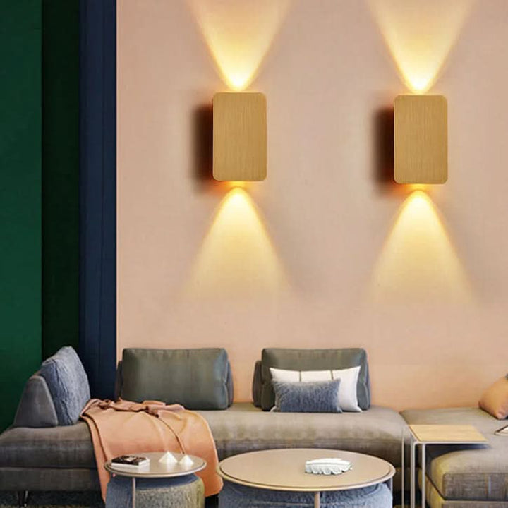BowLift | Nordic Minimalist Aluminum Rectangular LED Wall Sconce