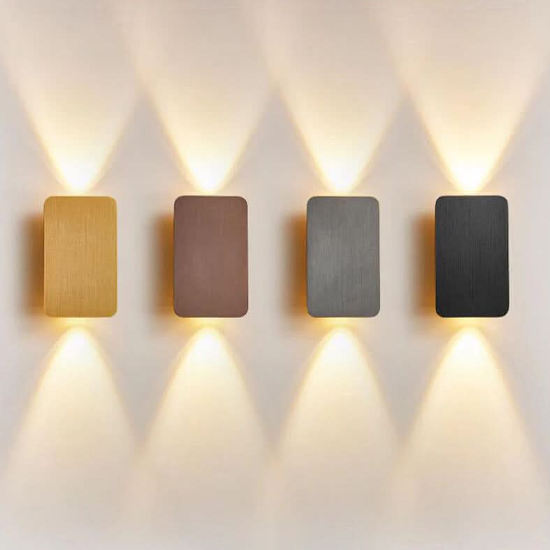 BowLift | Nordic Minimalist Aluminum Rectangular LED Wall Sconce