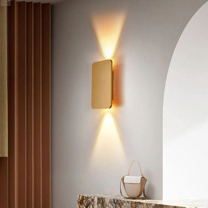 BowLift | Nordic Minimalist Aluminum Rectangular LED Wall Sconce